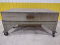 72" X 48" X 12" RAHN GRANITE SURFACE PLATE ON TABLE W/ CASTERS : STOCK 20059
