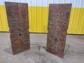 48" X 18" X 28" SET OF (2) CAST IRON ANGLE PLATES: STOCK #19368
