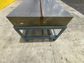 36" X 78" X 8" THICK RAHN GRANITE PRECISION LAYOUT PLATE ON STAND: STOCK #11475