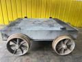 60" X 50" RAILROAD WORK DOLLY / TRANSFER CART: STOCK #17182