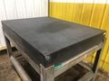 36" x 48" x 5.75" COLLINS MICROFLAT BLACK SURFACE PLATE GRANITE TABLE: STOCK #18002