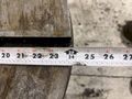 24" x 13" ROUND T-SLOTTED RISER TABLE: STOCK #21869
