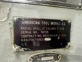 3' x 11" AMERICAN TOOL WORKS RADIAL DRILL: STOCK #21215