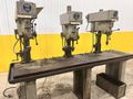 3-HEAD CLAUSING MODEL #1657 GANG DRILL W/ WORK TABLE: STOCK #20866