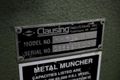 4" X 4" X 3/8" METAL MUNCHER HYDRAULIC IRONWORKER:  STOCK #75682