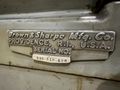 5" X 10"" BROWN & SHARPE MODEL #510 HORIZONTAL HYDRAULIC SURFACE GRINDER: STOCK #22044