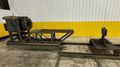12" HOLLOW SPINDLE DRILCO ROTARY PIPE WELDING POSITIONER W/ MOBILE PIPE STANDS: STOCK #21898