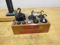 Proto-Chapman #6002 Calibrator Balance Beam Scale, Capacity 160 Inch Ounces, with Standard Weight Set- Auction Item