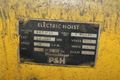 5 TON P & H ELECTRIC HOIST WITH POWER TROLLY: STOCK #17650