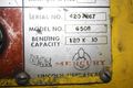 90 TON X 10' MERCURY PRESS BRAKE WITH CNC HURCO BACKGAGUE: STOCK #65598
