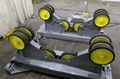 8000 LB PANDJIRIS MODEL #TANKER 80 POWERED TANK ROLLS: STOCK #70338
