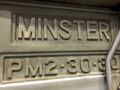 30 TON MINSTER MODEL PM2-30-30 SSDC PRESS, 1.5" STROKE: STOCK #13132