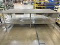 10′ L x 4′ W Heavy Duty Steel Metal Frame Table w/ drawers