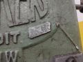 6 TON TISHKEN 2 POST MODEL #CO-2HW CUT OFF PRESS 1.5" STROKE: STOCK #23570