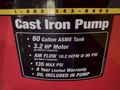 3.2 HP HUSKY VERTICAL MODEL #VT631403AJ AIR COMPRESSOR: STOCK 18535