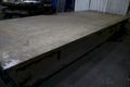 99-1/4" X 257" X 3" STEEL PLATE ON STAND: STOCK #74980