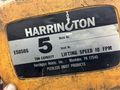 5 TON HARRINGTON ELECTRIC CHAIN-HOIST: STOCK #77409