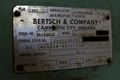 6' X 1/4" BERTSCH POWER SQUARING SHEAR: STOCK #73109