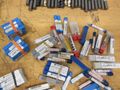 Solid Carbide End Mills Dozens of Assorted Brands 3/8 Under *New In Packages* With Used 1/2" End Mills- Auction Item
