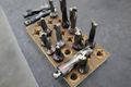 CT40 Taper Tool Holders: (3) Er2 Collet Holders, (2) Shell Mill Drivers, (5) End Mill Holders- Auction Item