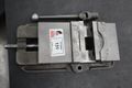 Kurt D-675 6" Machine Vise, Steel Jaws, Handle- Auction Item