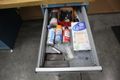 Lista Cabinet Base Work Bench, Maple Top, 9 Drawers - Contents: Assorted Milling Cutters - Some Carbide- Auction Item