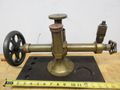 Star Brass Mf'g Co. ***Antique*** Single Range Deadweight Gage Tester with 74.5 Lbs of Brass Weight Sets in Original Wooden Boxes- Auction Item