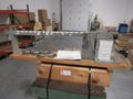 Balance Beam Testing Device, **Shop Made**, On Rolling Wood Cart with Weights and Conversion Charts- Auction Item