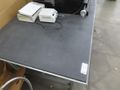Heavy Duty Steel Table w Plastic Surface - NO CONTENTS- Auction Item