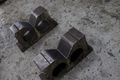 PAIR V BLOCKS 18" WIDE X 11" HT X 6" DEEP: STOCK #73519