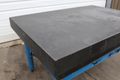 6' x 4' x 12" BLACK GRANITE SURFACE PLATE: STOCK #12234