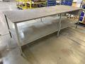 10′ L x 4′ W Heavy Duty Steel Metal Frame Table w/ drawers