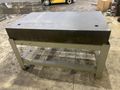 60" X 36" X 8" JC BUSCH PRECISION LAYOUT BLACK GRANITE SURFACE PLATE ON STAND: STOCK #22773