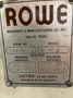 10,000 LBS. X 40" X .110" ROWE SERVO CONVENTIONAL COIL FEED LINE FOR METAL STAMPING
