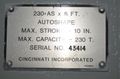 230 TON CINCINNATI HYDRAULIC PRESS BRAKE