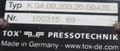 4 TON TOX PRESSOTECHNIK