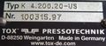 4 TON TOX PRESSOTECHNIK