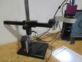 Scienscope CC-WSXGA-CD 30fps HD Camera / Navitar TV Zoom 7000 Lens, with Adjustable Arm Base and Acer 21" Monitor- Auction Item