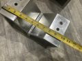 (4) 10" X 5" X 6.5" HIGH V-BLOCKS: STOCK #80026