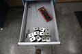 Lista Cabinet Base Work Bench, Maple Top, 9 Drawers - Contents: Assorted Milling Cutters - Some Carbide- Auction Item