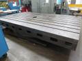 96" X 168" Giddings & Lewis Airlift, 90 Degree Shot Pins, Capacity 75,000#