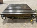 60" X 60" SHIBAURA MODEL #BFT-13CW2 T-SLOTTED ELECTRIC POWERED ROTARY TABLE: STOCK #19526