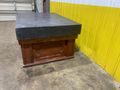 6' X 4' X 8.5" BLACK GRANITE PRECISION LAYOUT SURFACE PLATE WITH STAND: STOCK 16236