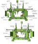 50" x 24" x 6" PEDDINGHAUS MODEL #ABCM-1250-3D CNC AUTOMATIC BEAM COPING MACHINE: STOCK #19881