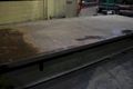 99-1/4" X 257" X 3" STEEL PLATE ON STAND: STOCK #74980