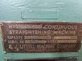 6000 LB X 12" X .156" COE, LITTELL, CWP SERVO FEED LINE
