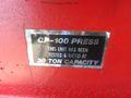 Shopmaster CP 100 H Frame Shop Press- Auction Item