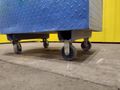61" X 31" x 39" BLUE STEEL PORTABLE JOB BOX: STOCK 20055