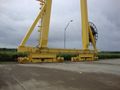 80/40 TON X 195' X 59' LIFT NORTH AMERICAN IND DOUBLE LEG ROLLING GANTRY CRANE: STOCK #12533
