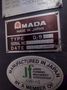 50 TON x 6' AMADA MODEL #RG50 HYDRAULIC PRESS BRAKE NC9-EX CONTROL, 1987: STOCK #19273